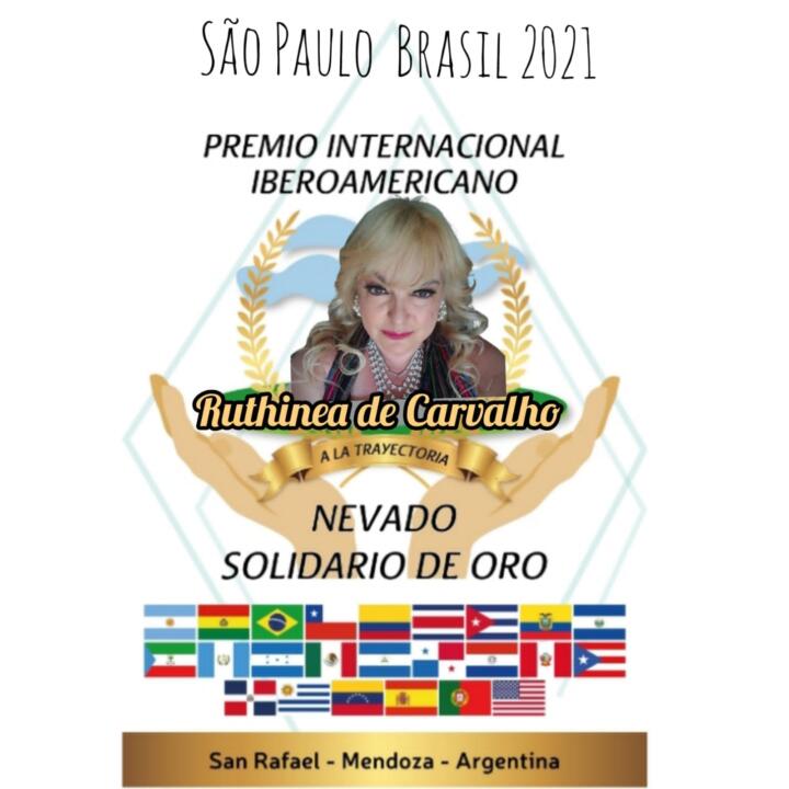 Prêmio Internacional “Nevado de Ouro Solidário Brasil 2021″Guarulhos- São Paulo