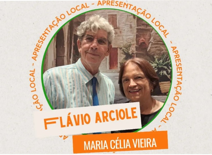 Flávio Arciole e Maria Célia performam no Teatro Municipal